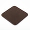 Dacasso Chocolate Brown Leatherette 10 Square Coaster Set with Holder AG-3343 - alternate 3
